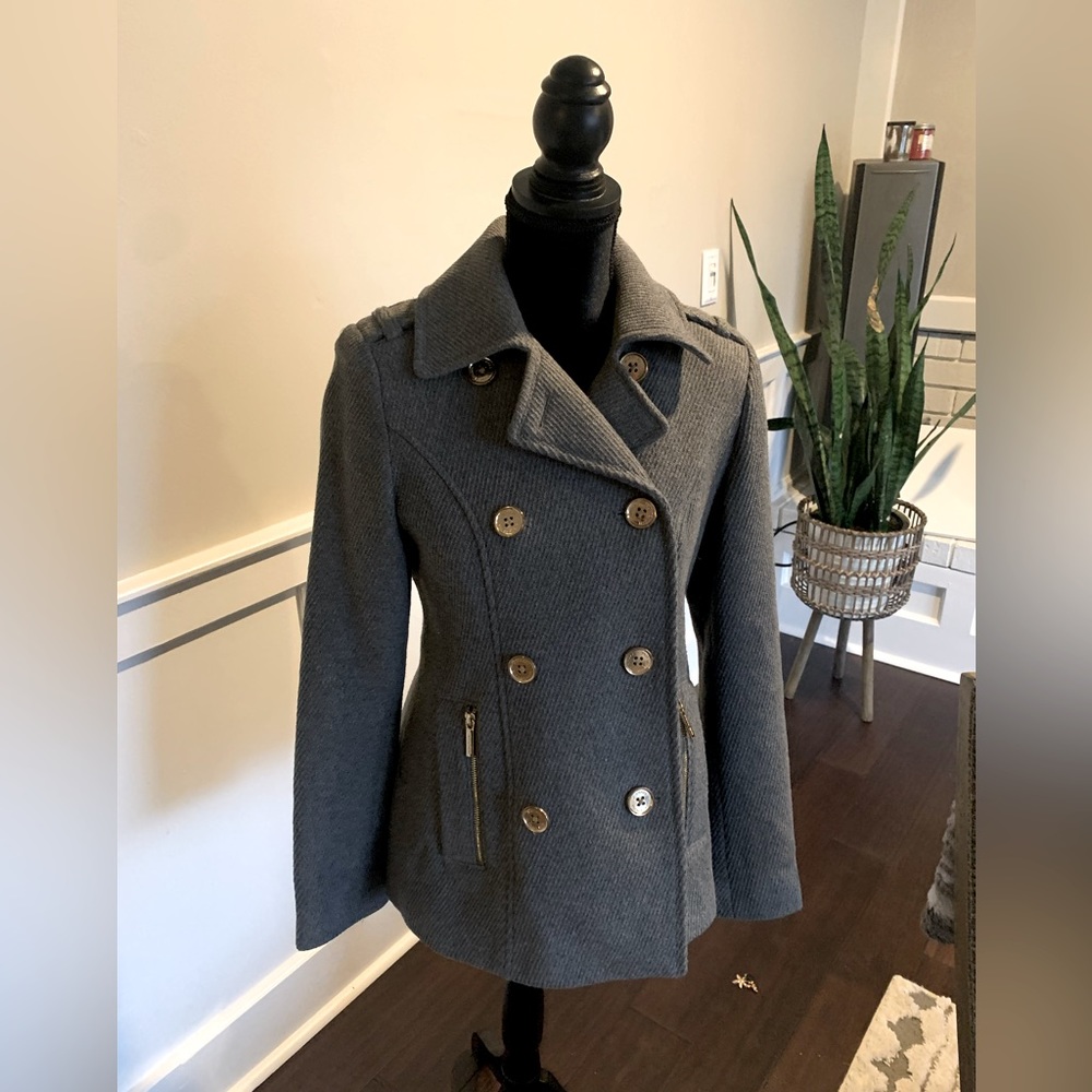 Michael Kors double breasted pea coat